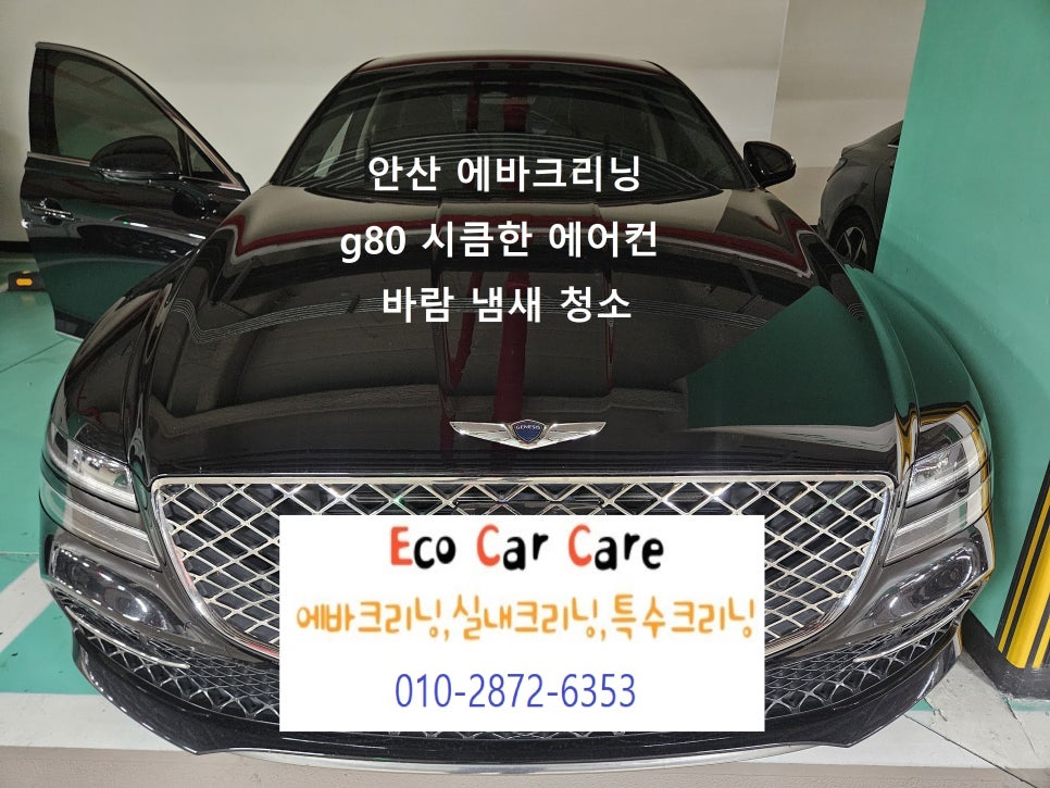 자동차에어컨청소냄새제거실내에바크리닝업체 이미지