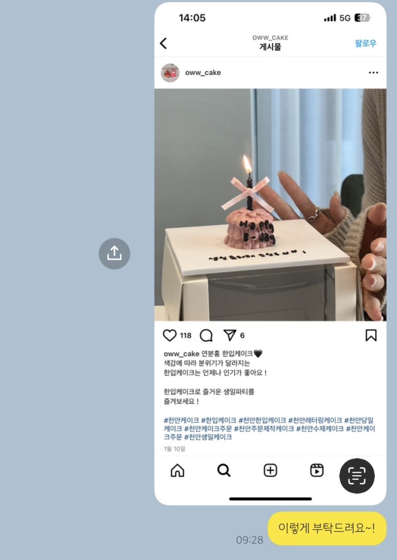 오우케이크 이미지