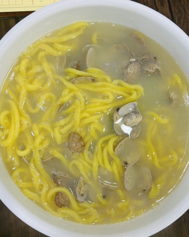 황도바지락칼국수 이미지