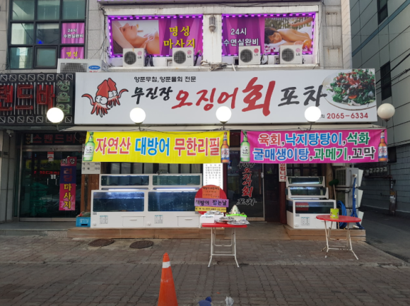 무진장 오징어회 포차 이미지