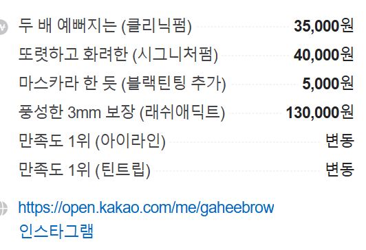 가희브로우 이미지