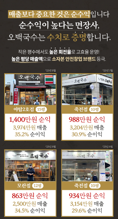 오백국수 모란점 이미지