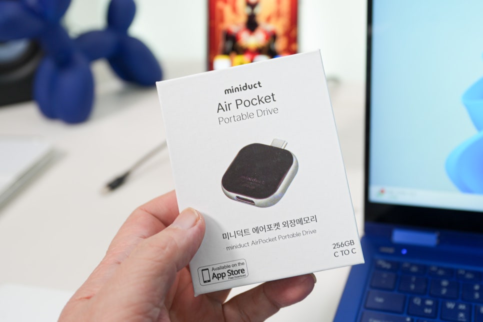 아이폰 카메라 ProRes 영상 촬영 공간확보 "미니덕트 에어포켓 C 타입 USB 외장하드" 이미지 3