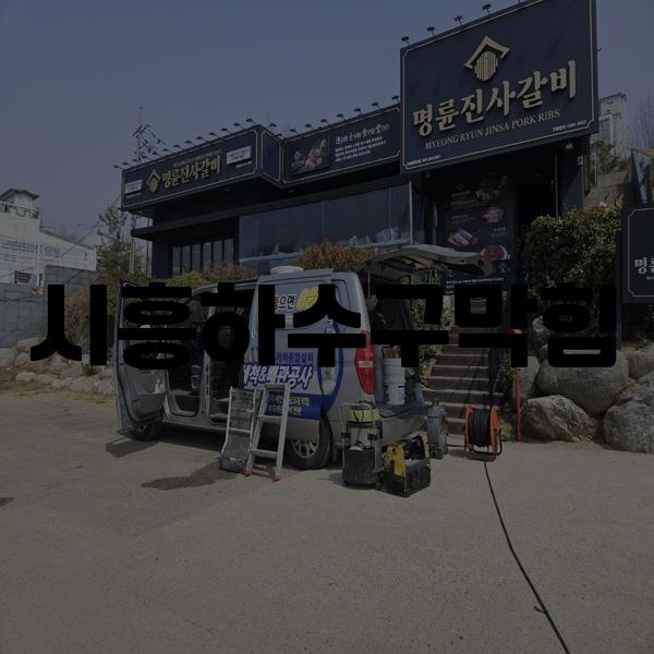 시흥하수구역류변기업체싱크대막힘고압세척 이미지