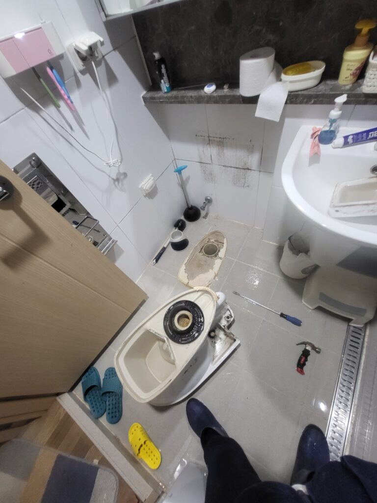 하수구막힘변기세면대싱크대배관뚫음누수 이미지