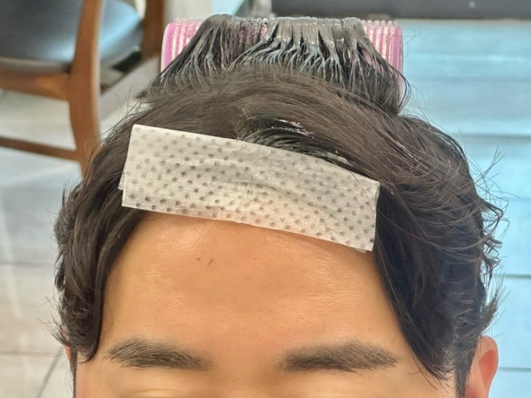 브라운 맨즈헤어 이미지