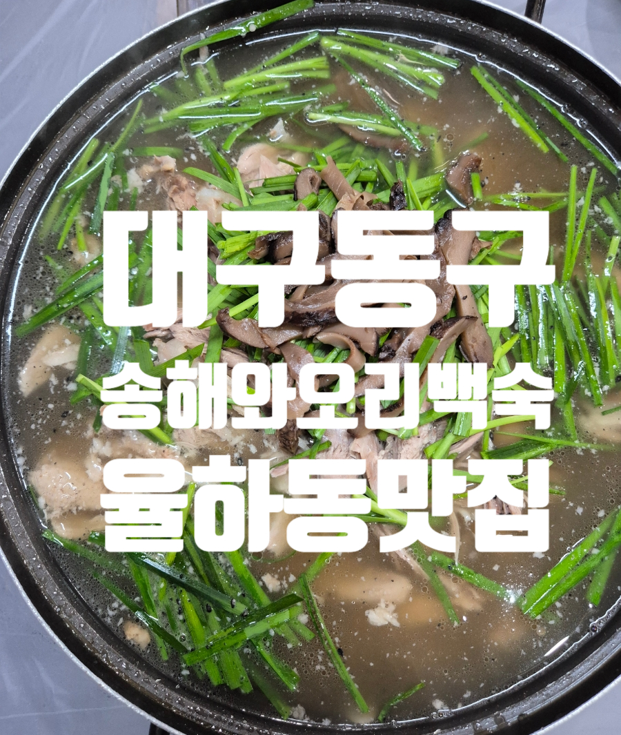 송해와오리백숙 이미지