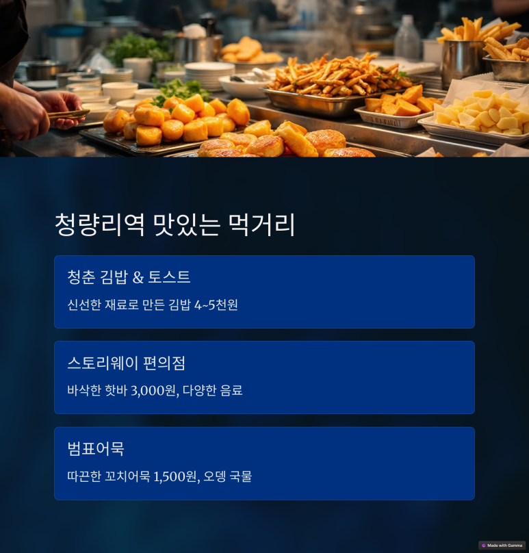 청춘김밥&토스트 이미지