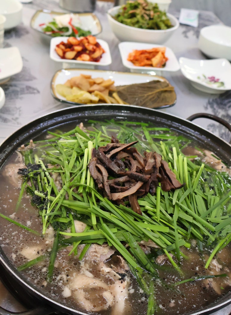 송해와오리백숙 이미지