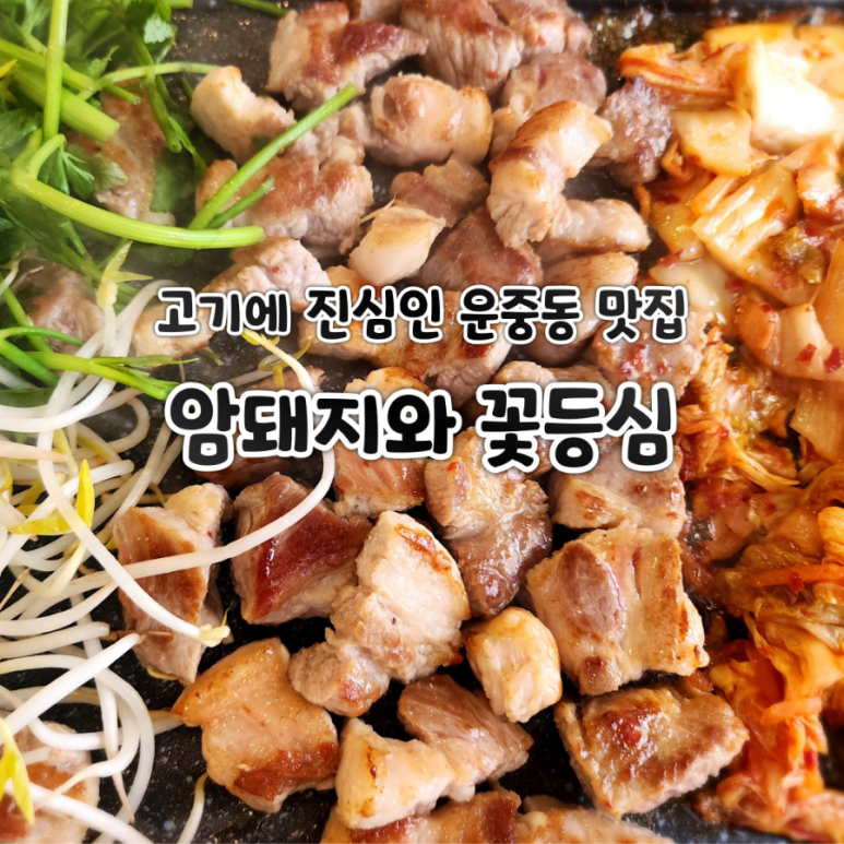 암돼지와꽃등심 이미지