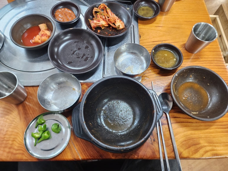 결국 오늘, 감자탕 이미지
