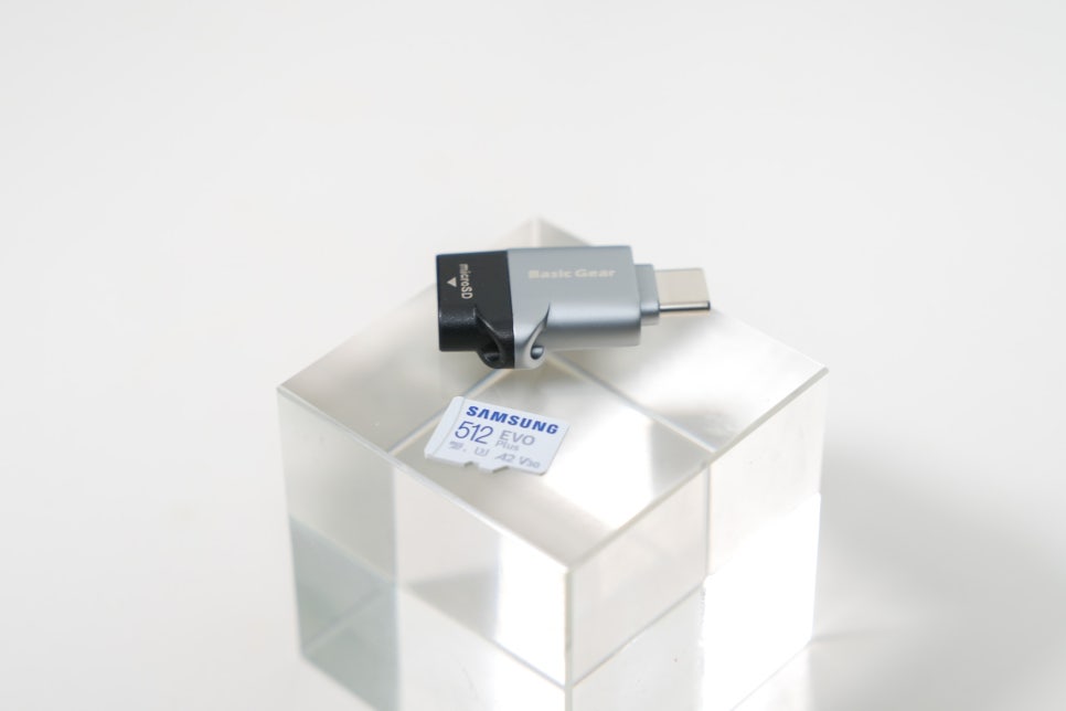 소니 A7C2를 위한 카메라 카드리더기 "베이직기어 USB-C OTG 마이크로 SD 카드리더기" 리뷰 이미지 4