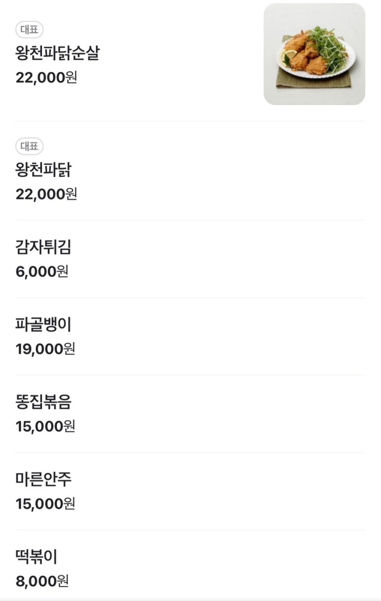 왕천파닭 이미지