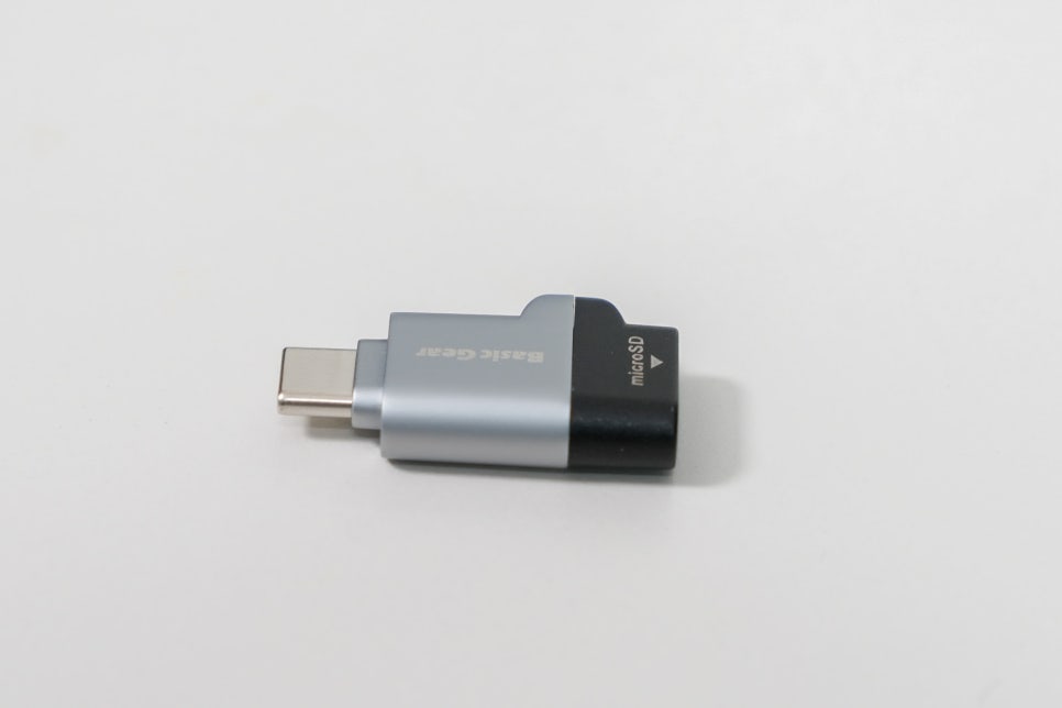 소니 A7C2를 위한 카메라 카드리더기 "베이직기어 USB-C OTG 마이크로 SD 카드리더기" 리뷰 이미지 8