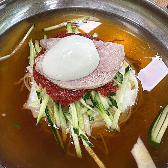 장사밀면 이미지