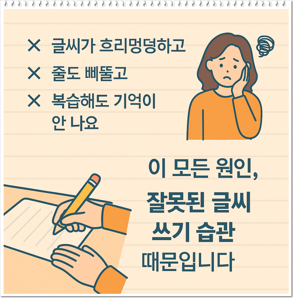 글씨교정 이미지