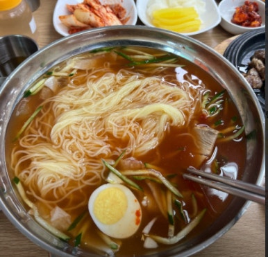 장사밀면 이미지