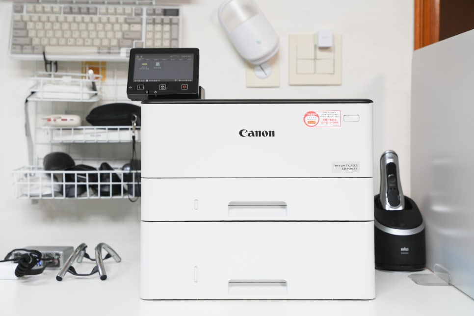 캐논 고속 흑백 레이저 프린터 Canon LBP248x 사용 후기 "제안서 파워포인트 빠른 출력이 강점.." 이미지 2