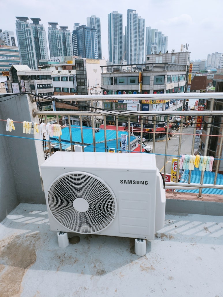 남동연수에어컨설치가스충전 이미지