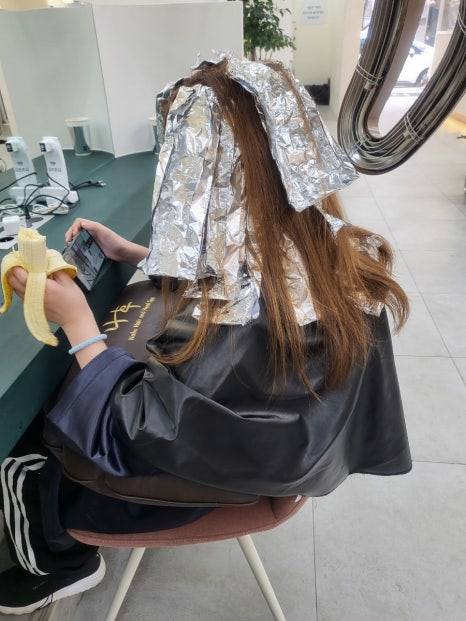 미정헤어염색 이미지