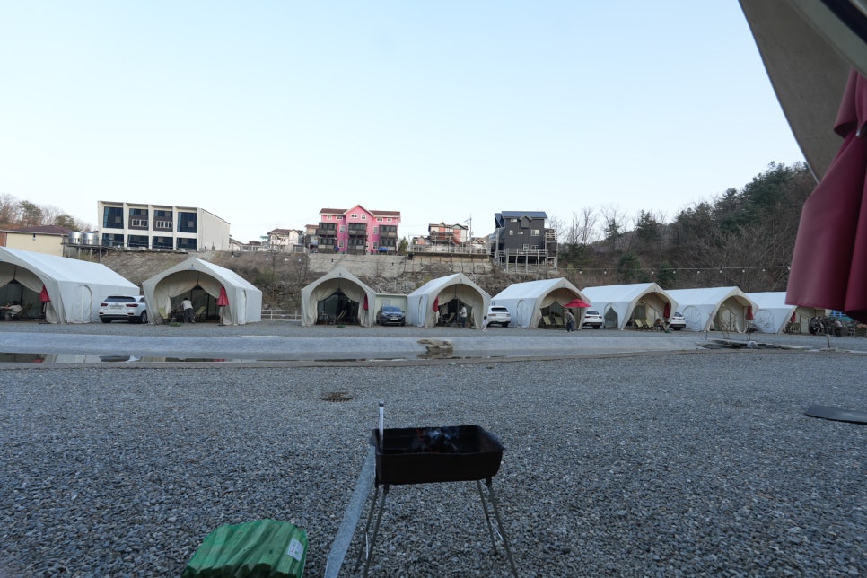 아내와 함께한 하늘숲 빌리지 글램핑장 후기 벗꽃과 함께한 여행 글램핑 후기 이미지 10