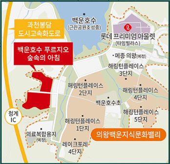 백운산숲속의아침 이미지