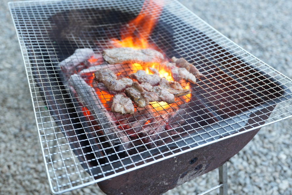 아내와 함께한 하늘숲 빌리지 글램핑장 후기 벗꽃과 함께한 여행 글램핑 후기 이미지 16