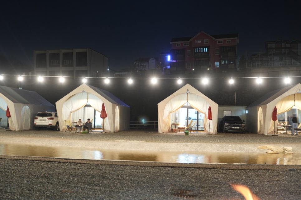 아내와 함께한 하늘숲 빌리지 글램핑장 후기 벗꽃과 함께한 여행 글램핑 후기 이미지 21