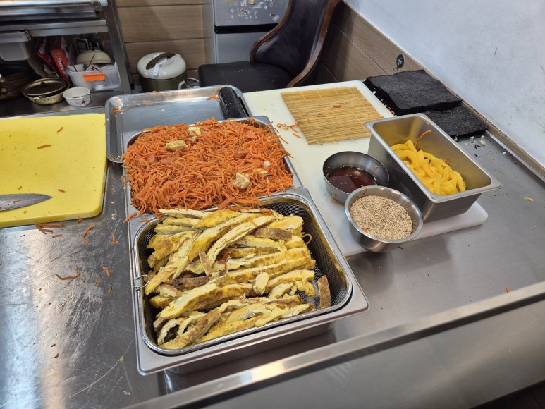 옛날당근김밥 이미지