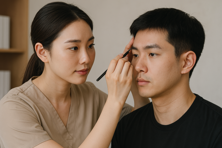 복주는눈썹 이미지