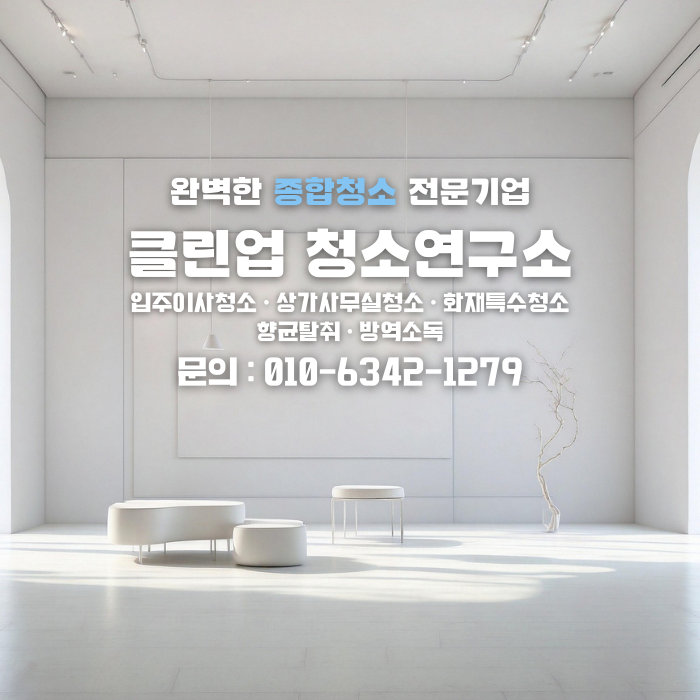 클린업 청소연구소 이미지