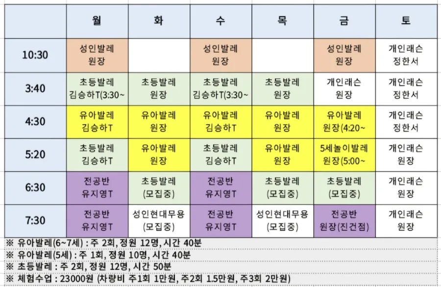 발레75학원 이미지