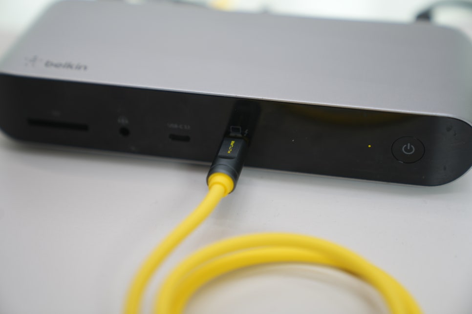 AOHi USB4 2.0 CtoC 케이블로 벨킨 썬더볼트독과 아이패드 프로 13인치 듀얼모니터 환경..120Gbp속도와 240W초고속충전 이미지 13