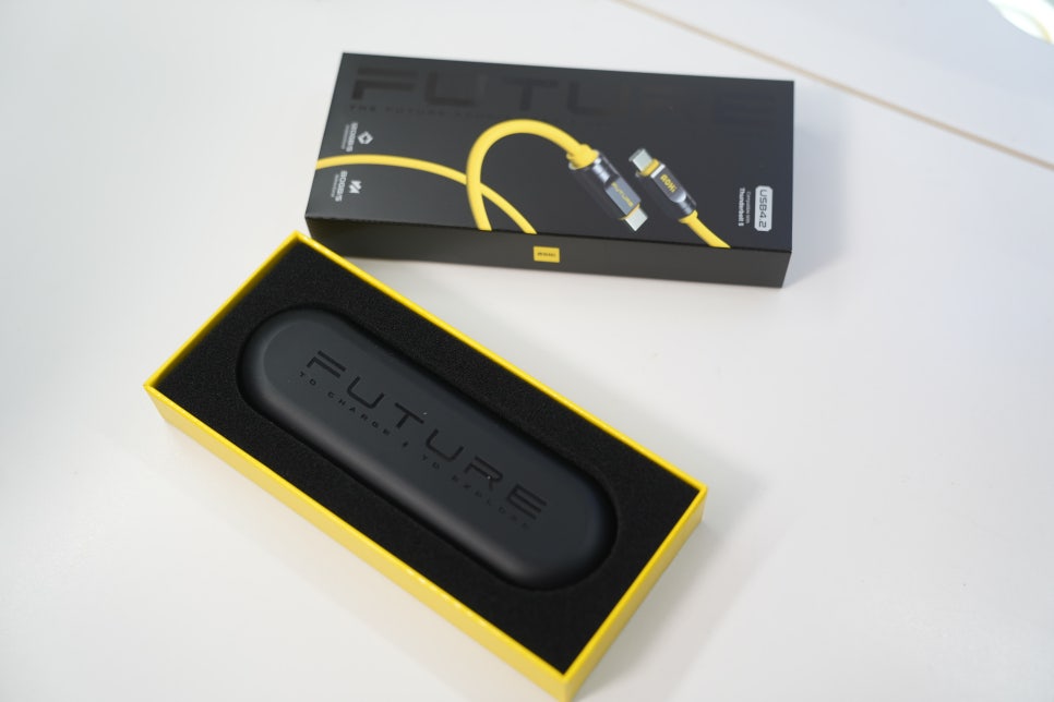 AOHi USB4 2.0 CtoC 케이블로 벨킨 썬더볼트독과 아이패드 프로 13인치 듀얼모니터 환경..120Gbp속도와 240W초고속충전 이미지 5