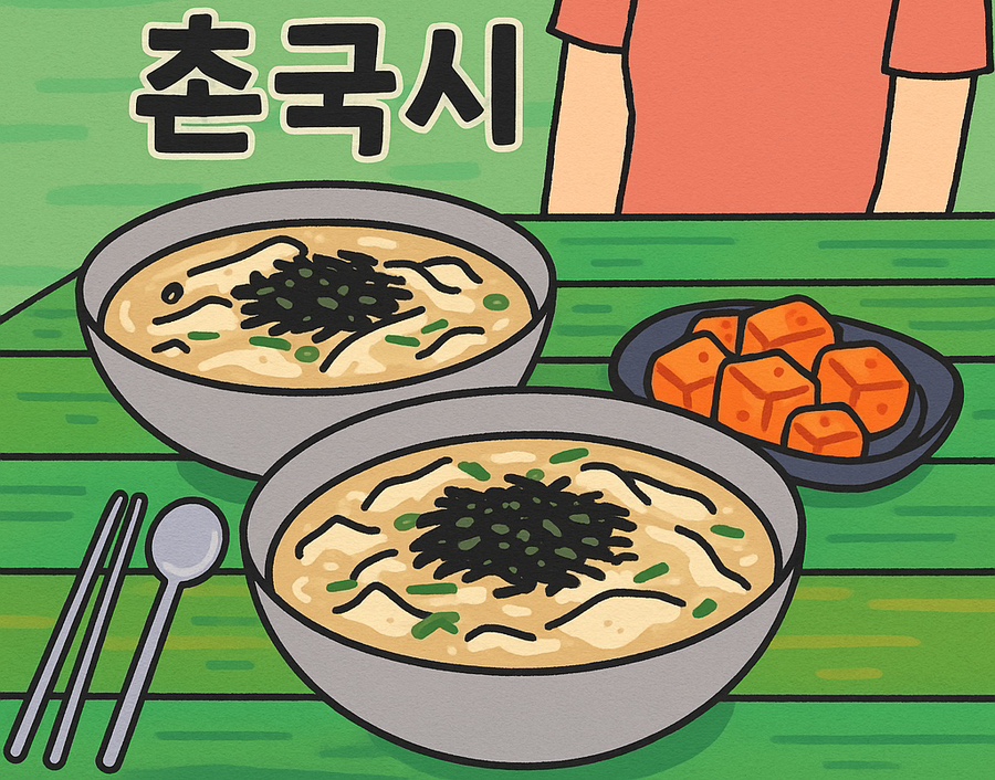 촌국시 이미지