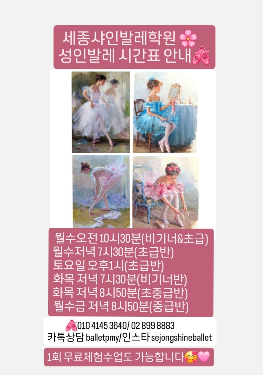 세종샤인발레학원 이미지