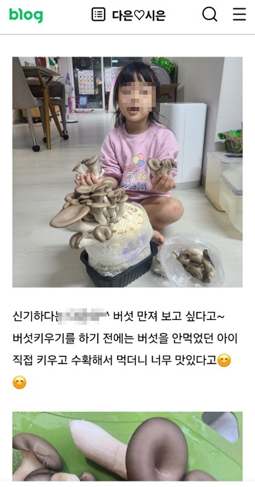 버섯농부가족 이미지