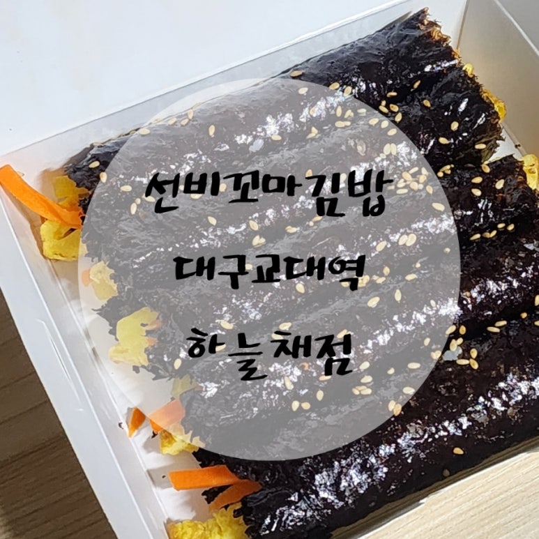 선비꼬마김밥대구교대하늘채점 이미지