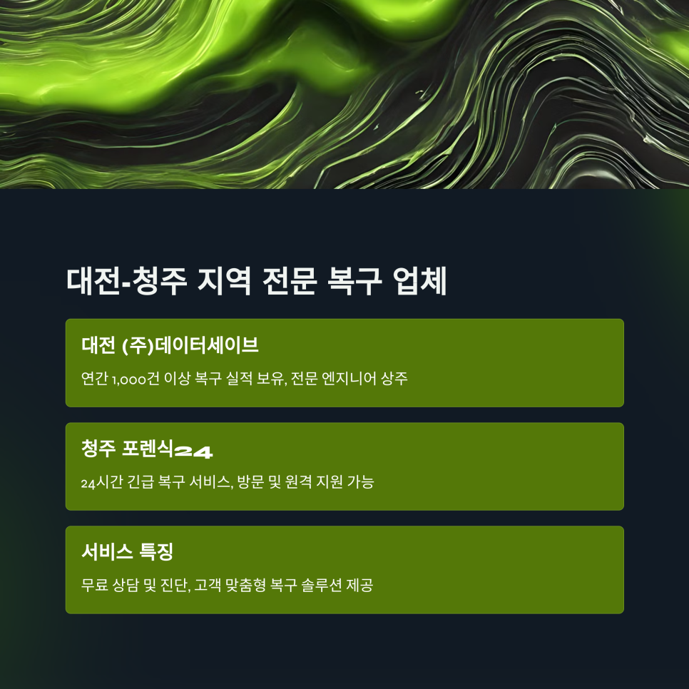 대전데이터복구센터 이미지