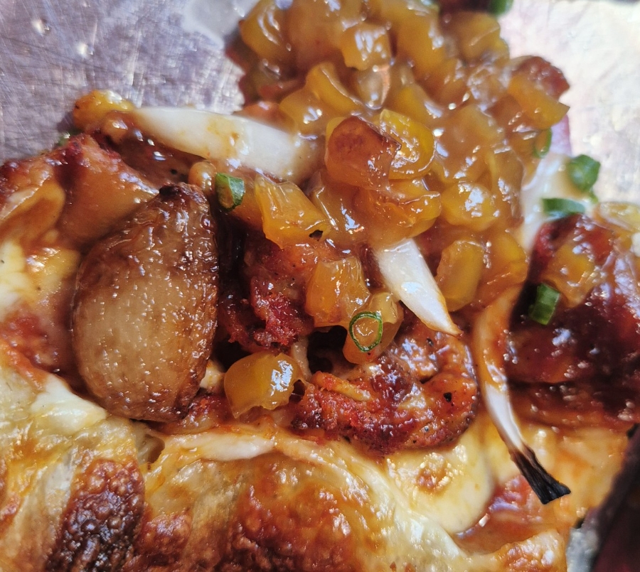 옥수수로 구운 치킨&바베큐 이미지