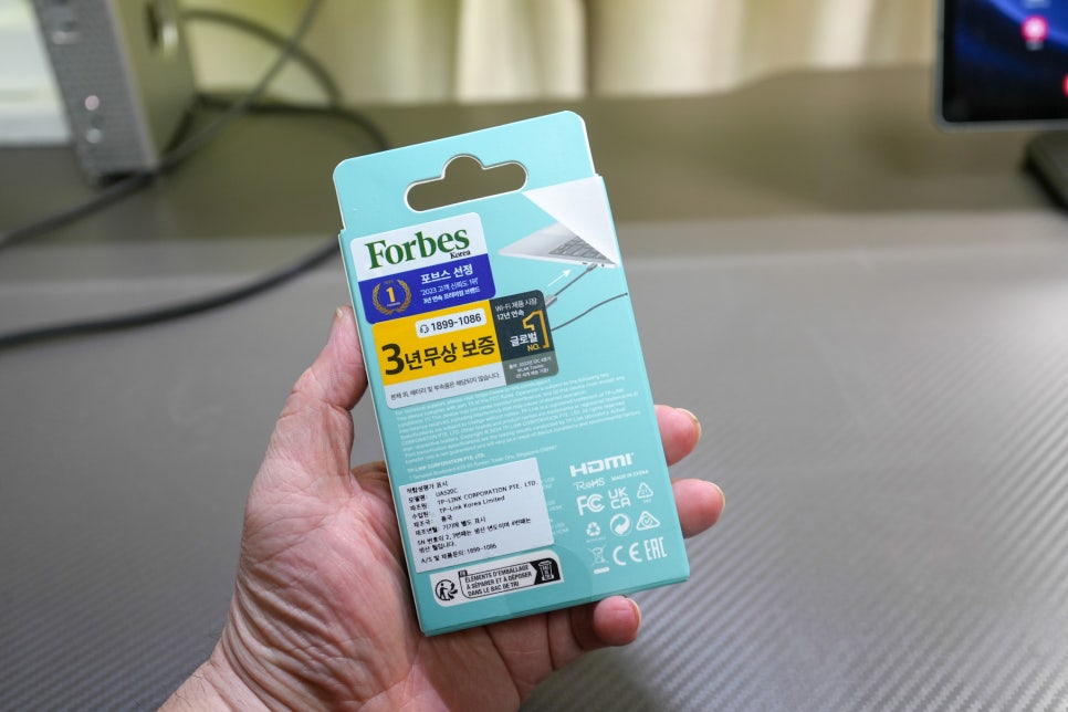 삼성 노트북 갤럭시북 플렉스 듀얼모니터 연결  "티피링크 UA520C USB-C to HDMI 어댑터" 이미지 6