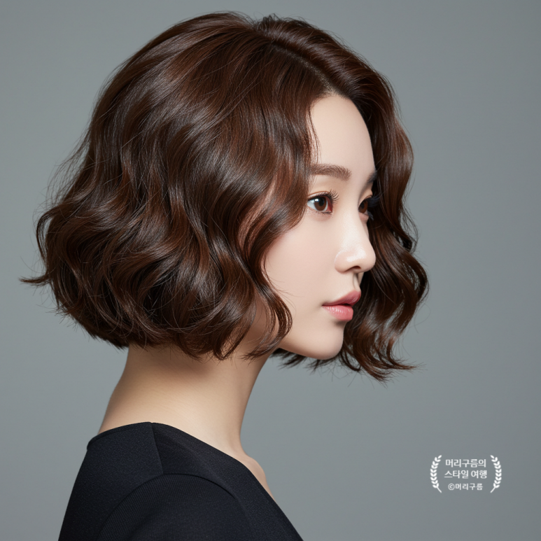 단발펌의 모든 것! 얼굴형별 맞춤 스타일링 가이드 : 네이버 블로그