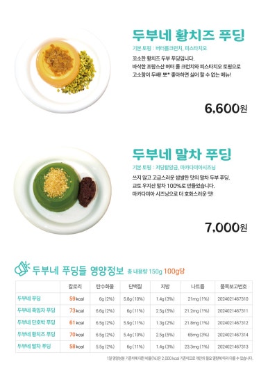 두부네 푸딩들 이미지