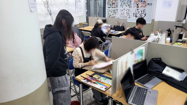모두스만화애니전문학원 이미지
