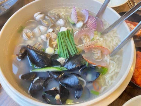 황산칼국수 이미지