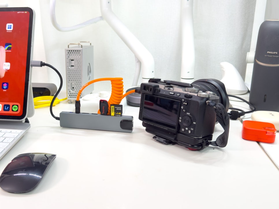 아이패드 프로에 아이몰 '맥북 8포트 멀티 USB C 타입 허브'를 써보니' 이미지 9