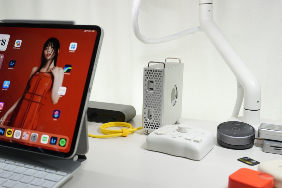 아이패드 프로에 아이몰 '맥북 8포트 멀티 USB C 타입 허브'를 써보니' 이미지 4