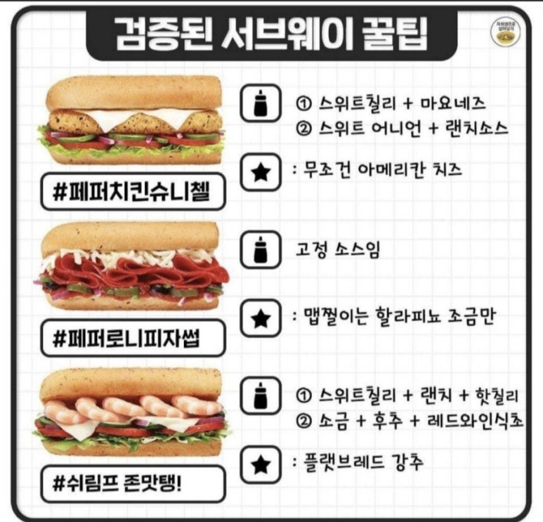 써브웨이양주 이미지