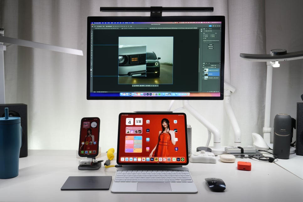 아이패드 프로에 아이몰 '맥북 8포트 멀티 USB C 타입 허브'를 써보니' 이미지 2