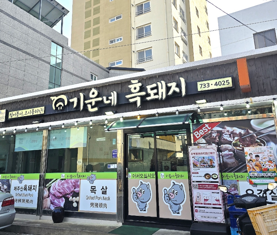 기운네흑돼지 이미지